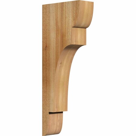 Ekena Millwork New Brighton Rough Sawn Corbel, Western Red Cedar, 4"W x 10"D x 26"H COR04X10X26NEB00RWR
